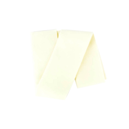 Bordure tricotée crème