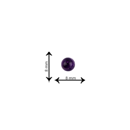 8mm Amethyst pearls for...