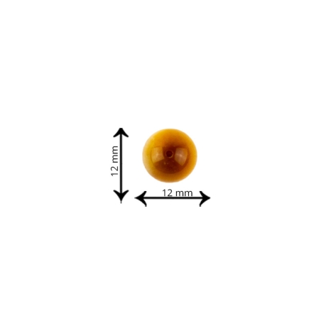12mm clear tiger's eye...