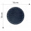 Fondo borsa cerchio 16 cm in ecopelle e pelle rigenerata Pitonato Blu