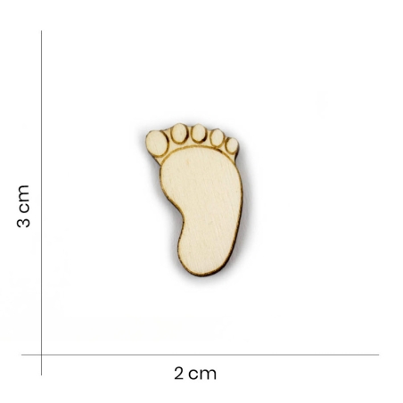 Forme du pied en bois