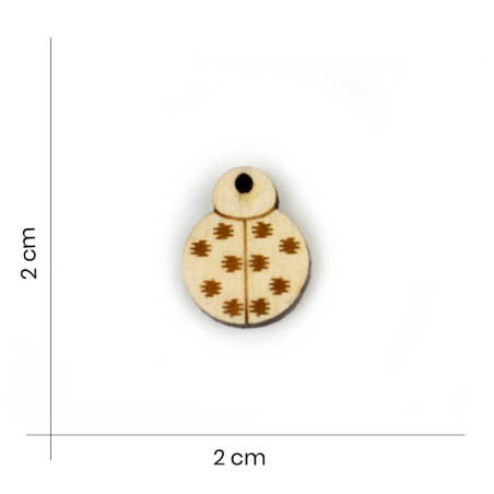 Wooden Ladybug Shape