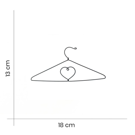 Petits cintres coeur