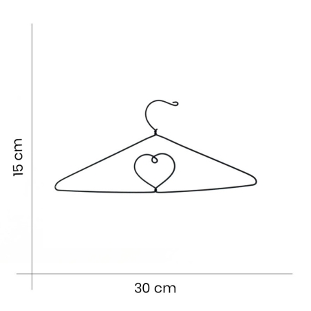 Large heart hangers