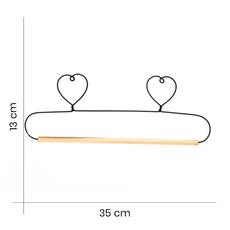 Cintres avec base en bois