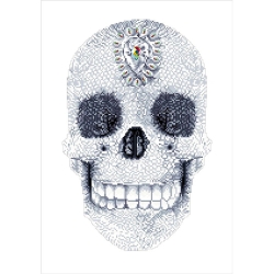 Diamond Painting CRYSTAL SKULL - Tricot Café