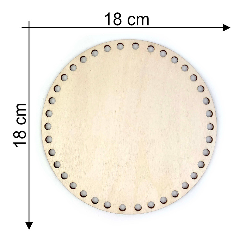 2 Pezzi Legno Naturale Fondo Cesto Uncinetto Cestino Base In Legno Diametro 7,87 Pollici per Artigianato di Tessitura di Cesti Fai-Da-Te Per la Decorazione Domestica Fondo per Borse Legno 