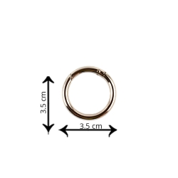 Anello Moschettone Ø 3.5cm...