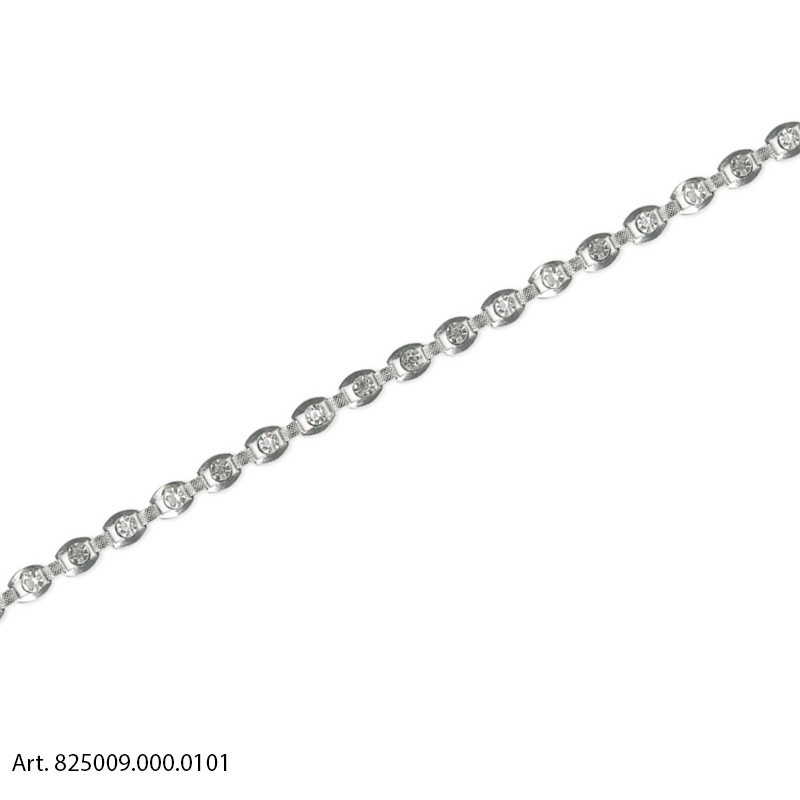 Rhinestone Bag Chain in Steel - Silver Rhinestone Bag Chain in Steel - Silver