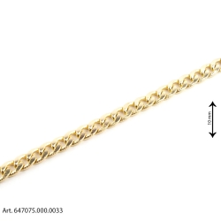 Catena grumetta per borse a diamante e maglie piatte - Altezza 10 mm