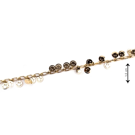 Bag Chain with Smile Charms...