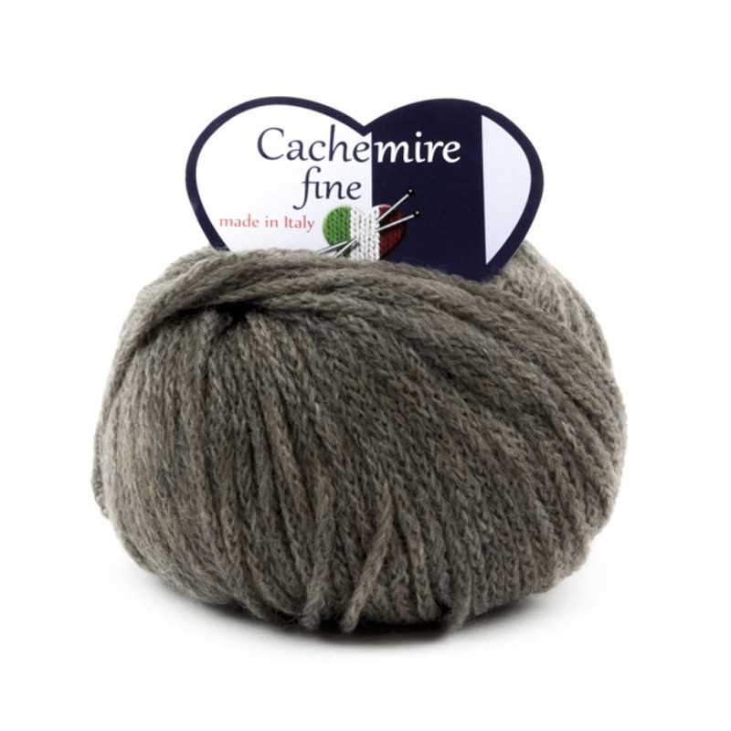 Cachemire Fine - filato misto lana merinos e cashmere - Noce 60