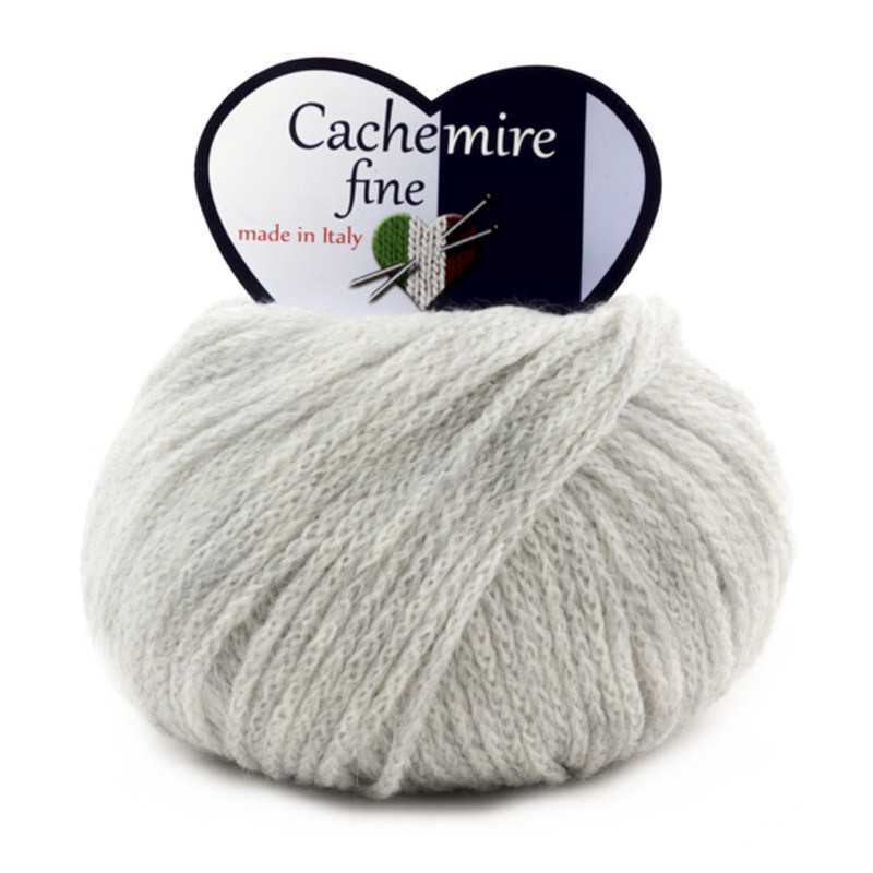 Cachemire Fine - filato misto lana merinos e cashmere - Grigio Perla 61