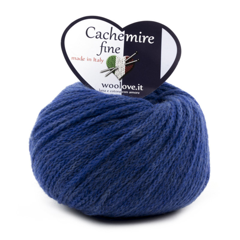 Cachemire Fine - filato misto lana merinos e cashmere - Bluette 68