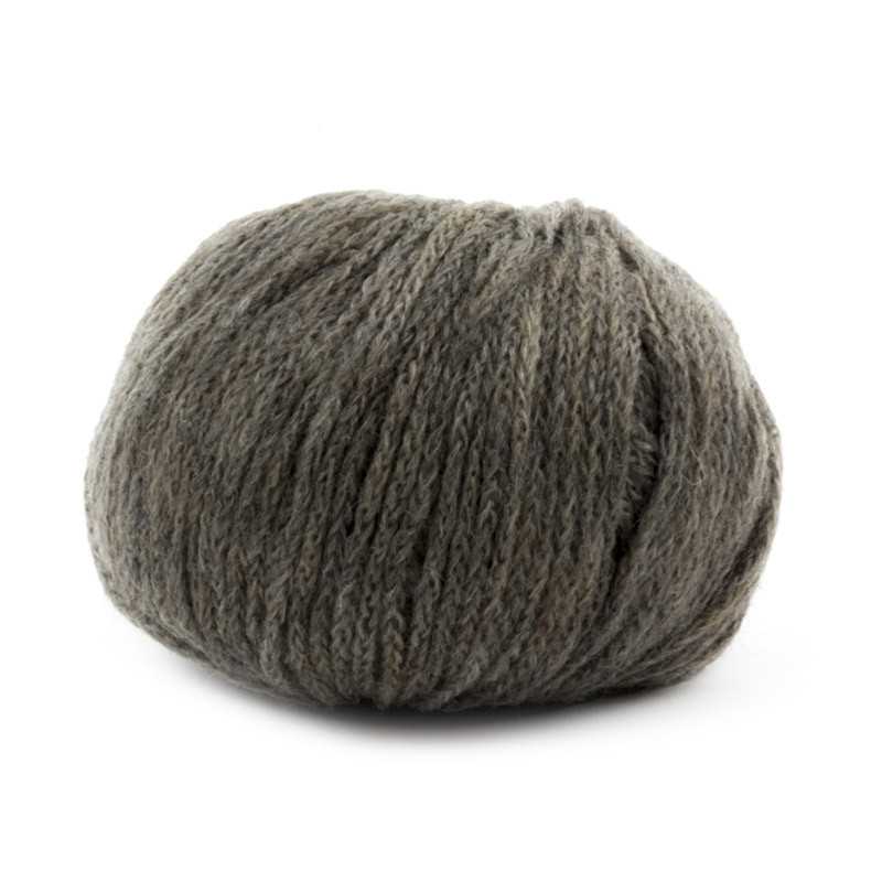 Cachemire Fine - filato misto lana merinos e cashmere - Noce 60 senza etichetta