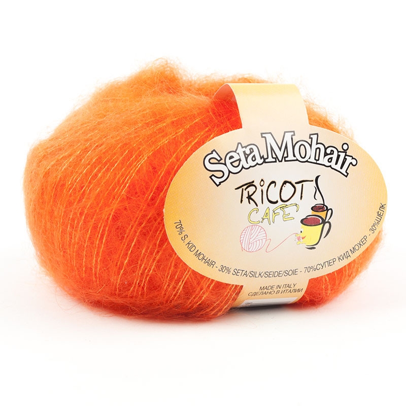 Seta Mohair Arancione Seta Mohair Arancione