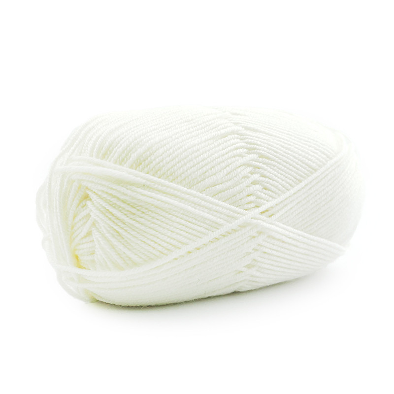 Tricot Cafè Made in Italy – 1 pz/Bianco 01 Filato Pura Lana Merinos Adatto per Le Mezze Stagioni Dolly Nuovo Gomitolo per Ferri e Macchine da Maglieria Morbido e Soffice 