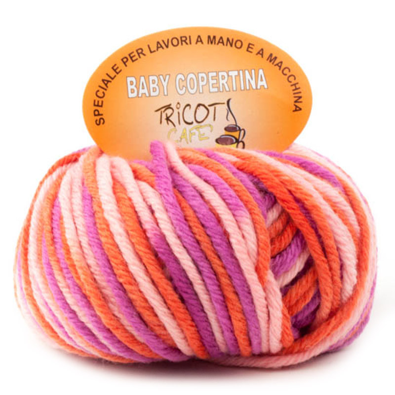 Copertina neonato in lana merino