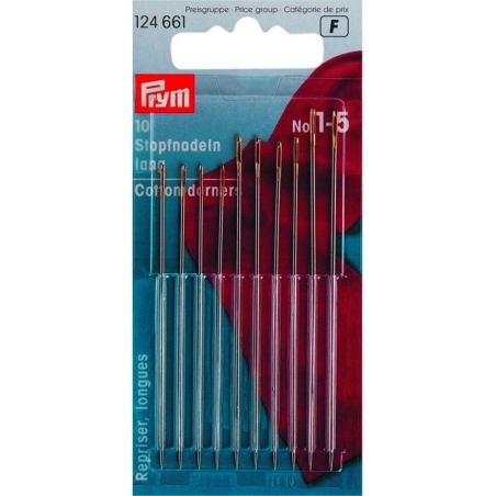 Long darning needles 1-5...
