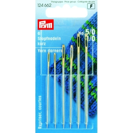 Short darning needles No....