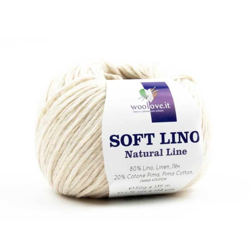 Soft Lino by Woolove - Pima Cotton and Linen yarn ideal for newborns