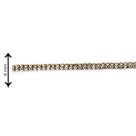 Chaîne strass double rang...
