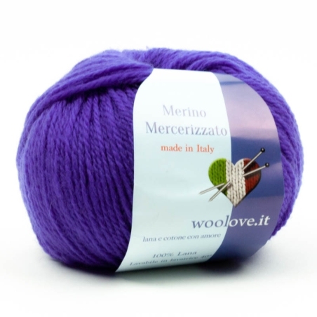 Merino Mercerizzato - Viola 28