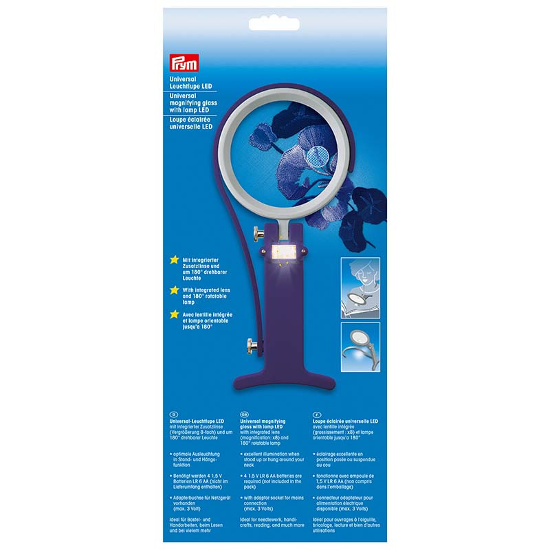 Lente ingrandimento sales con led