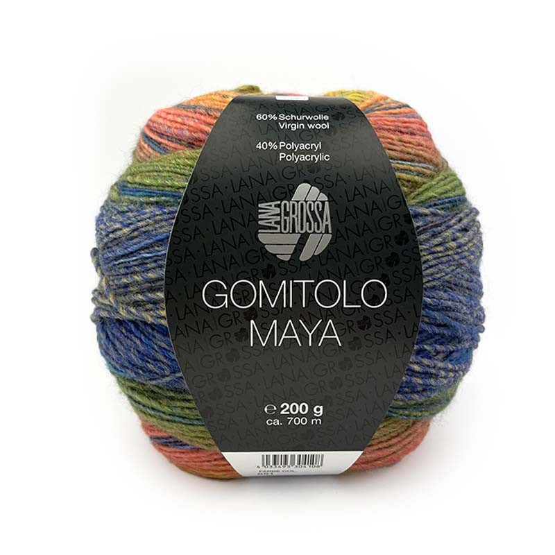 Gomitolo Maya col. Multicolor 851 by Lana Grossa - Tricot Cafe