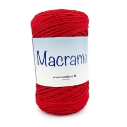 Fettuccia Macrame Rosso 401