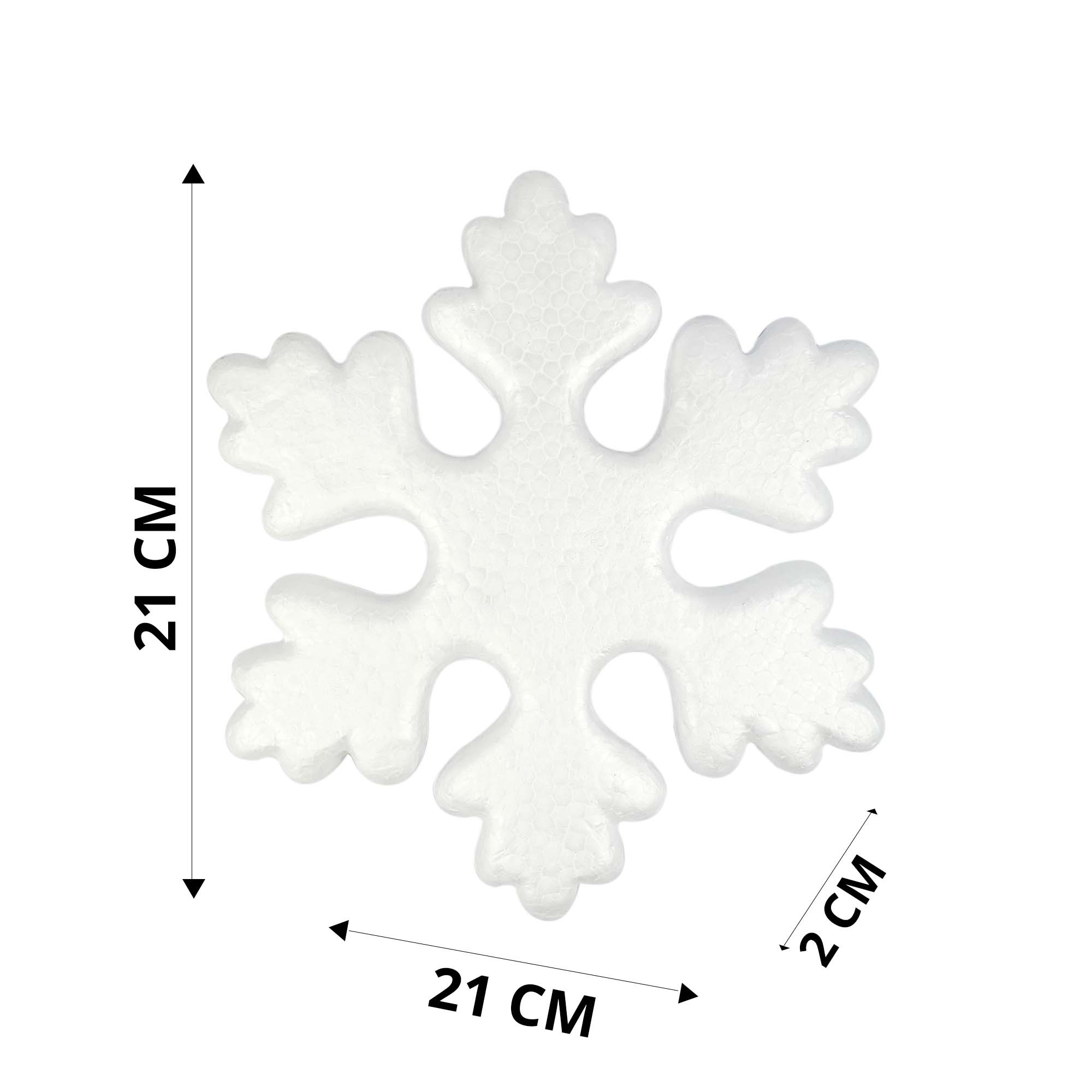 Fiocco Neve in polistirolo da 21cm ideale per il patchwork - Tricot Cafe