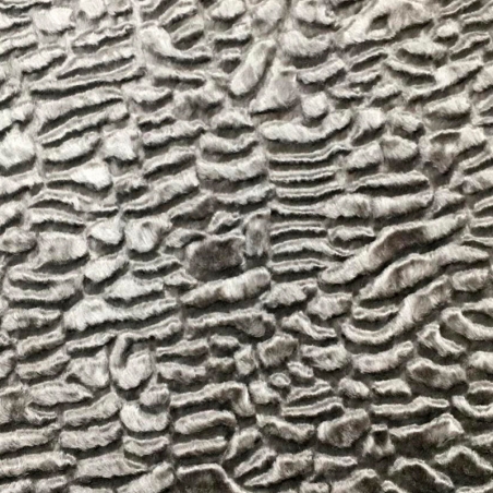 Gray eco-friendly fur...