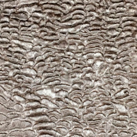 Brown eco-friendly fur...