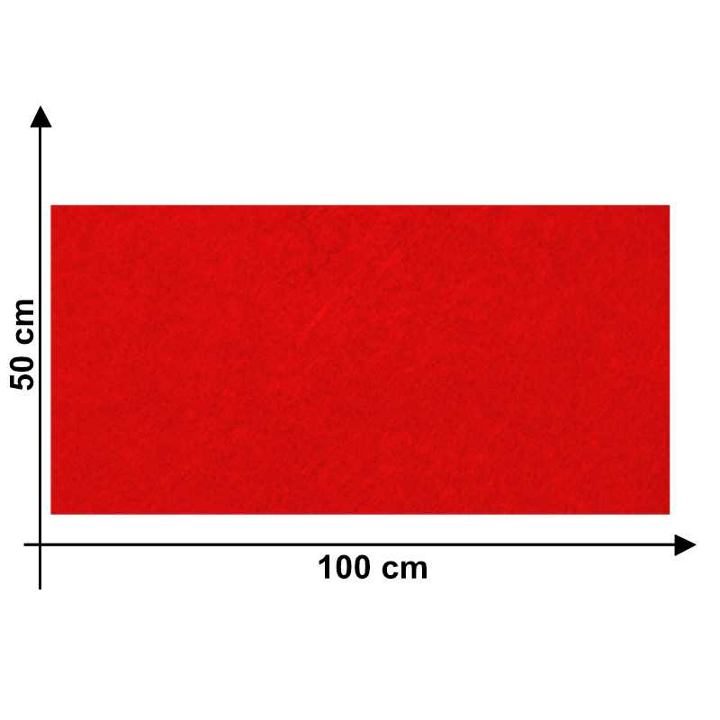 Colored felt sheets...