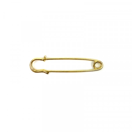 Small gold safety pins