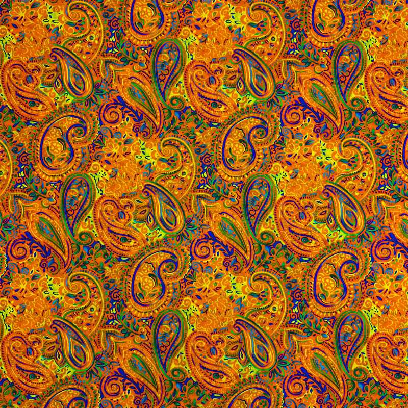Tessuto al metro Paisley...