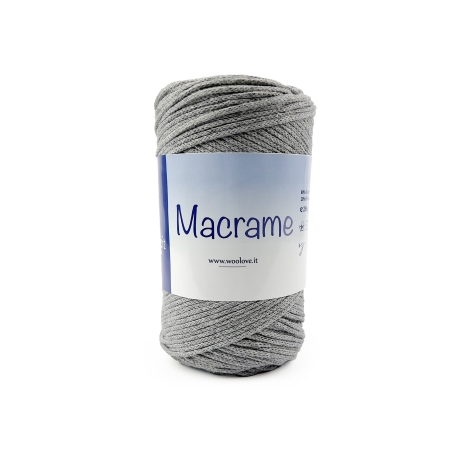 Fettuccia Macrame Grigio...