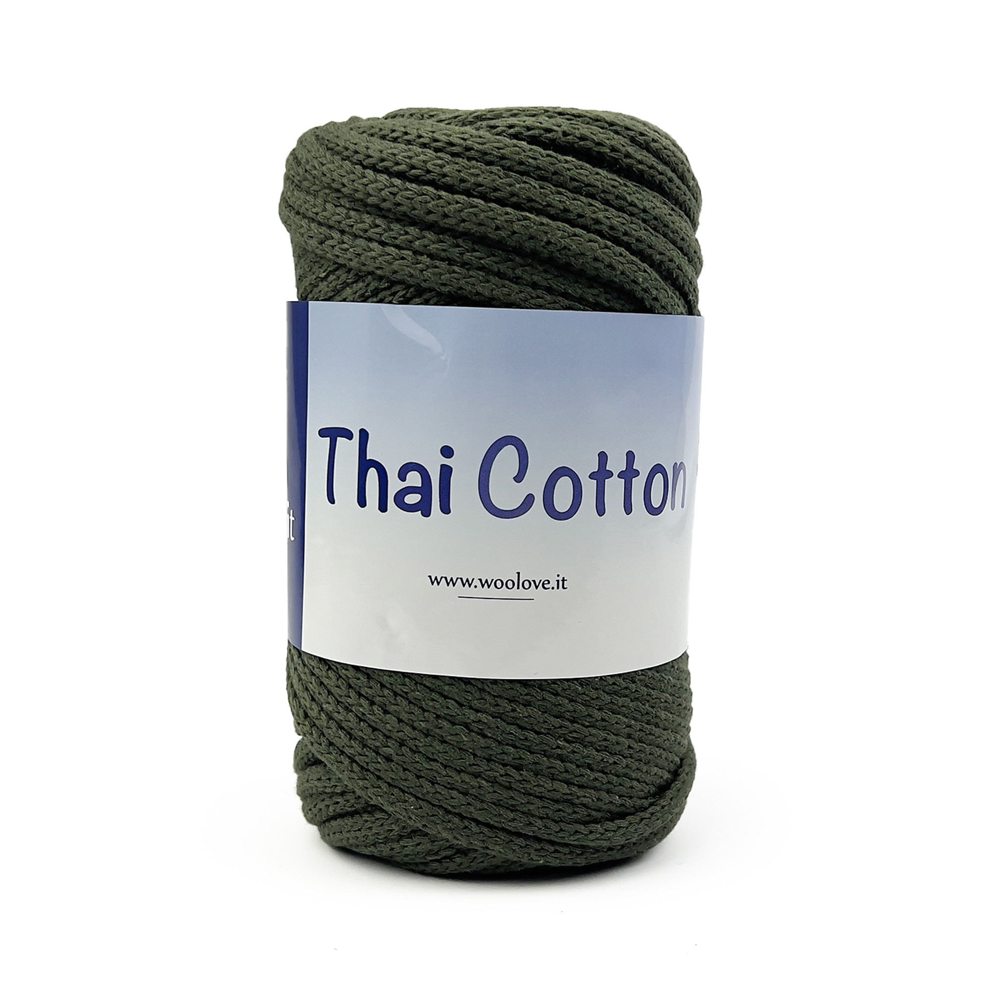 Fettuccia Thai Cotton Verde Militare 805