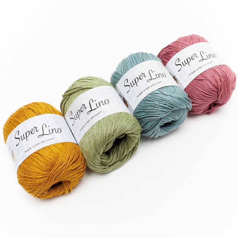 Super Lino by Tricot Cafè - Filato misto lino e viscosa