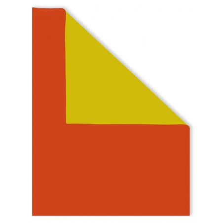 Two-tone orange yellow...