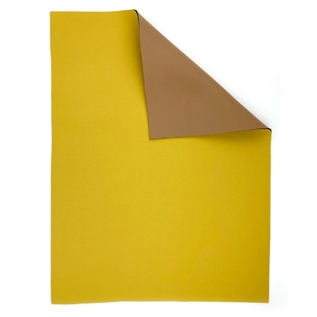 Neoprene bicolore Giallo Noce