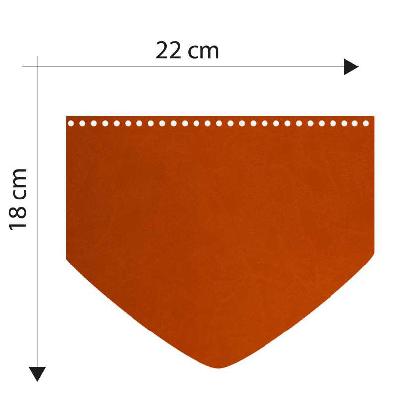 Patella Bag Sizes Faux Leather Punta model Light Brown 4714 Patella Bag Sizes Faux Leather Punta model Light Brown 4714