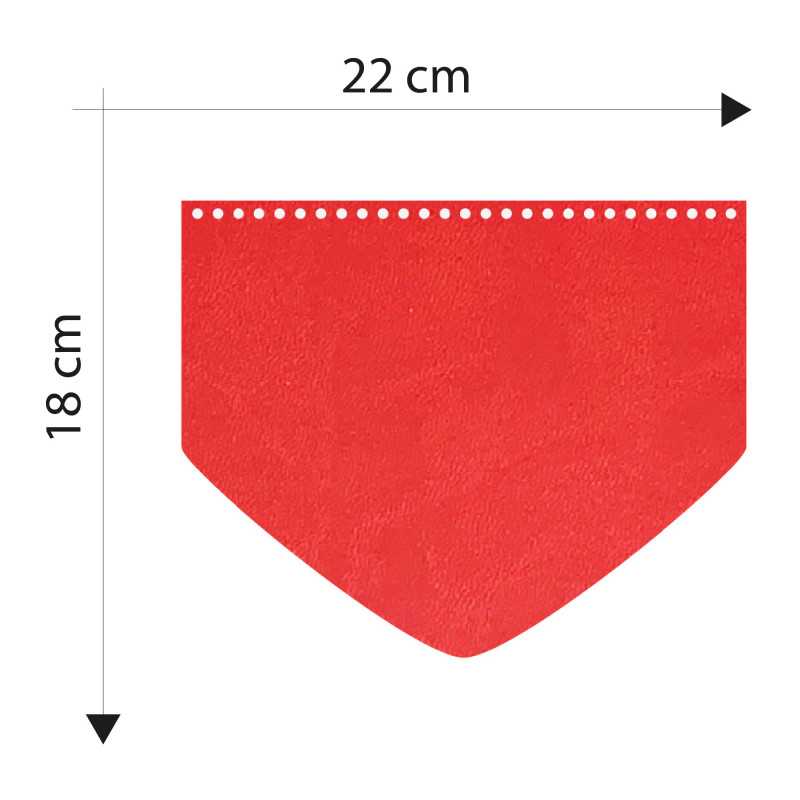 Mesures de la rotule Sac en simili cuir modèle Punta Rosso E479 Mesures de la rotule Sac en simili cuir modèle Punta Rosso E479
