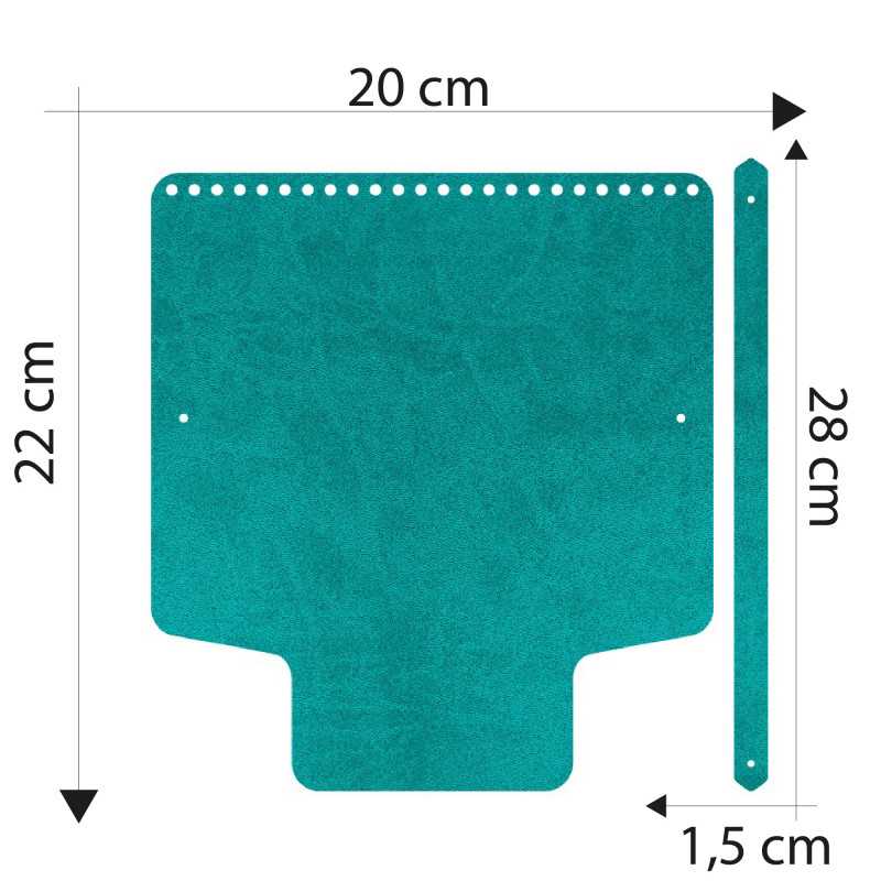 Measurements Patella Faux Leather Bag with Handle A345 Teal Measurements Patella Faux Leather Bag with Handle A345 Teal