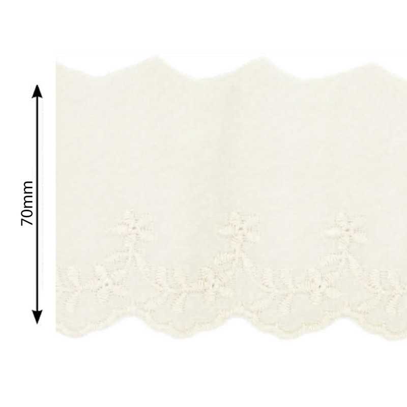 Dentelle de coton broderie...