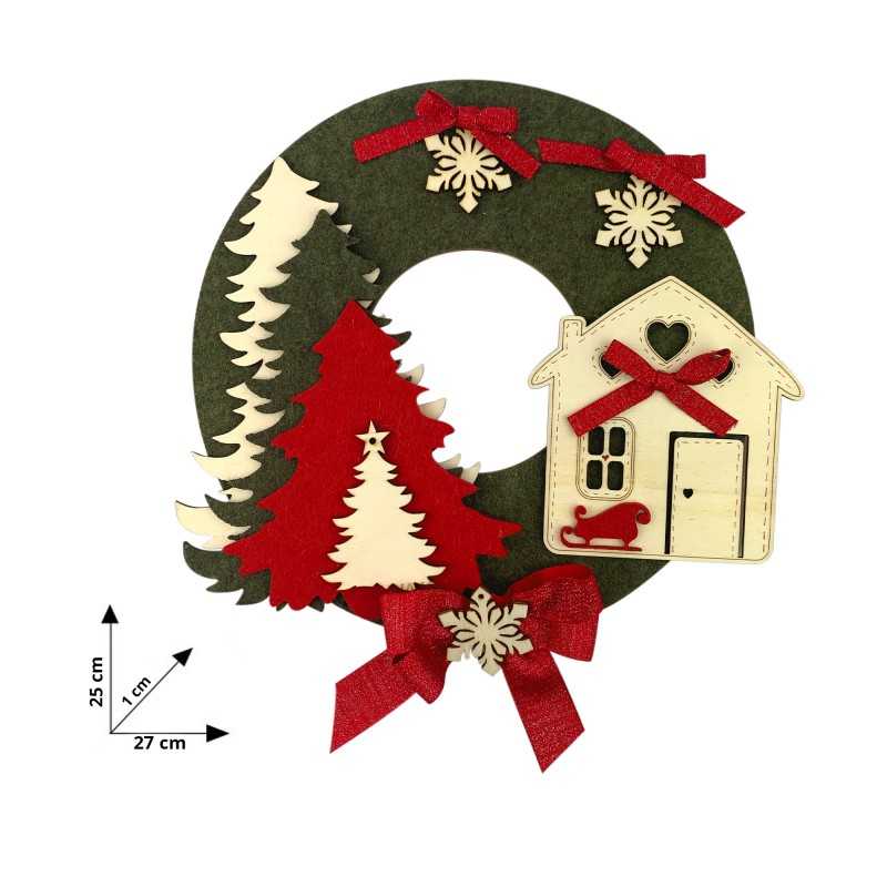 Kit de couronne de Noël