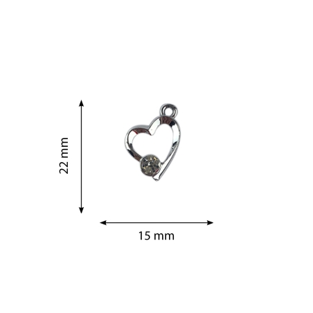 Pendentif coeur breloque...