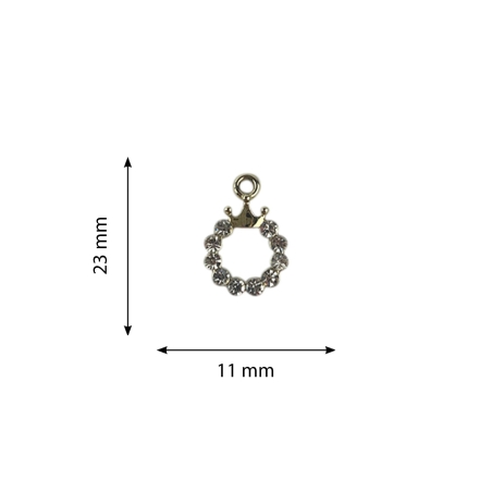 Breloque pendentif cercle...