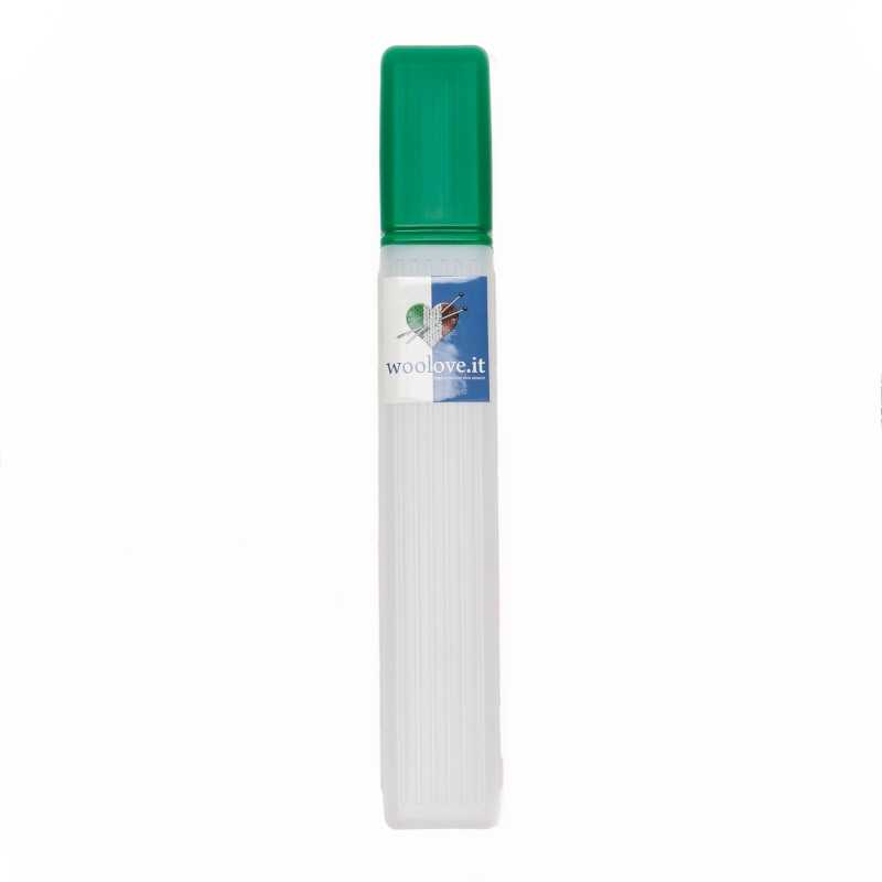 Plastic knitting needle...