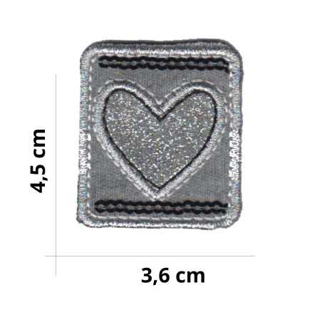 Application Coeur Glitter